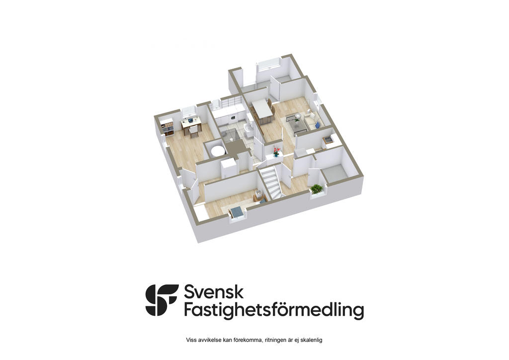 Planritning Souterräng våning 2D