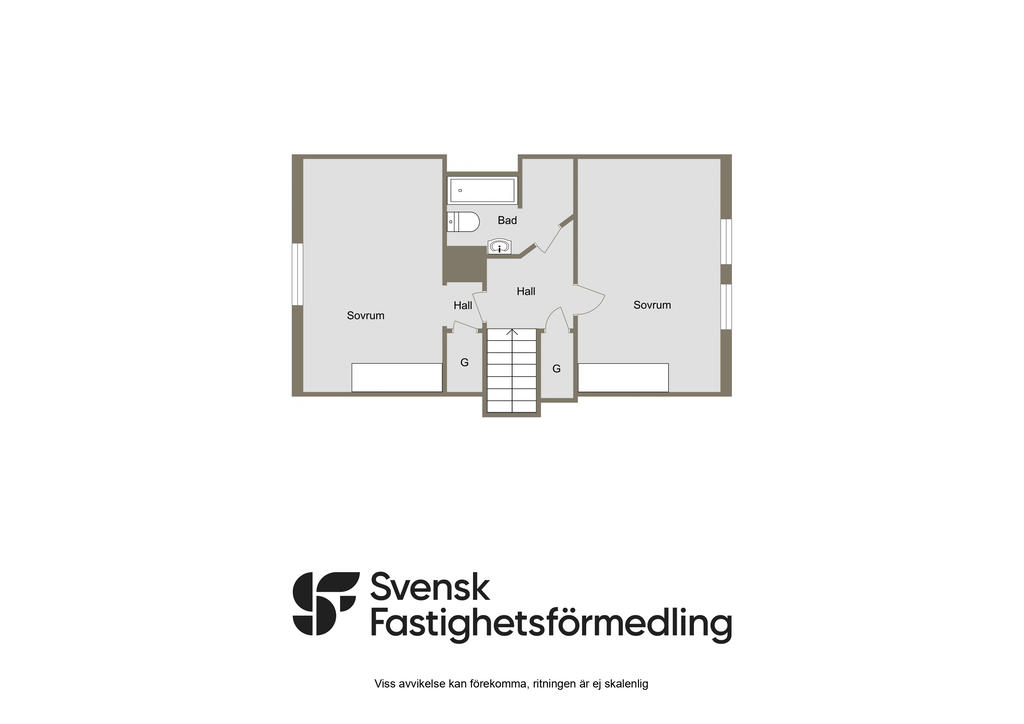Planritning Övervåning 2D