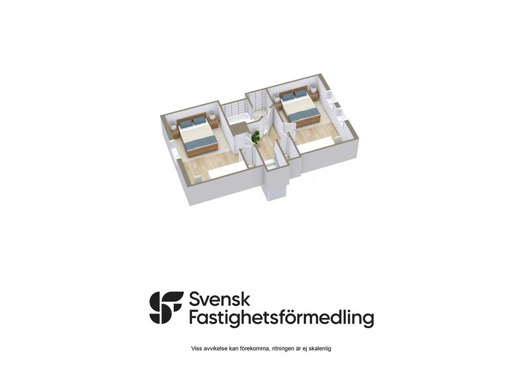 Planritning Övervåning 3D
