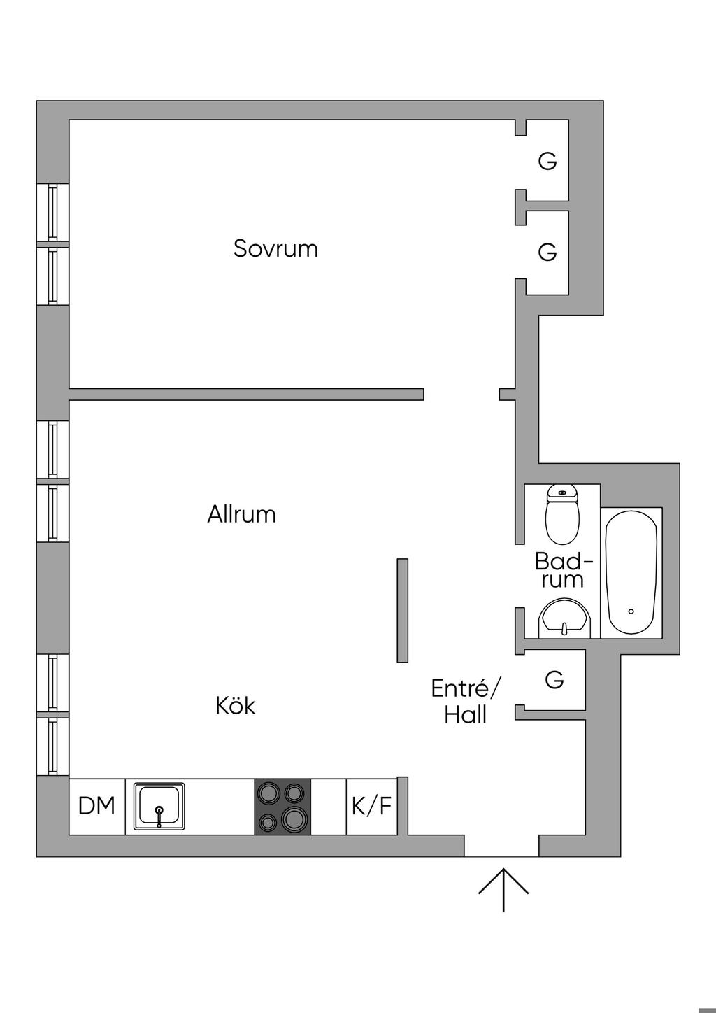 Alternativ planlösning