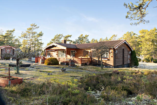 Mysigt enplanshus med permanentstandard