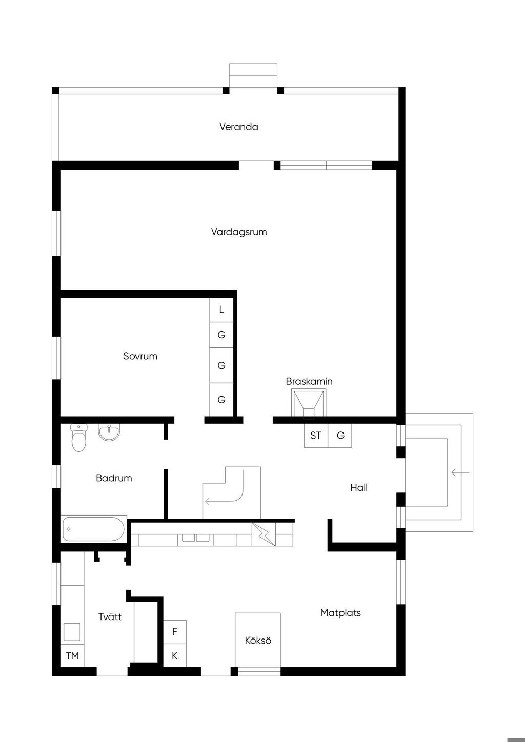 Planlösning Entréplan