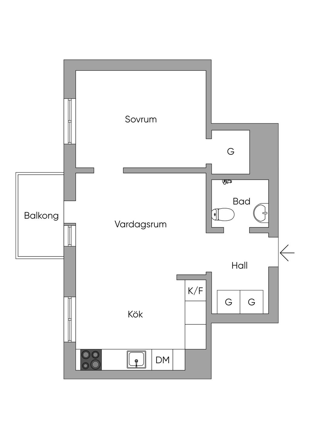 Alternativ planlösning