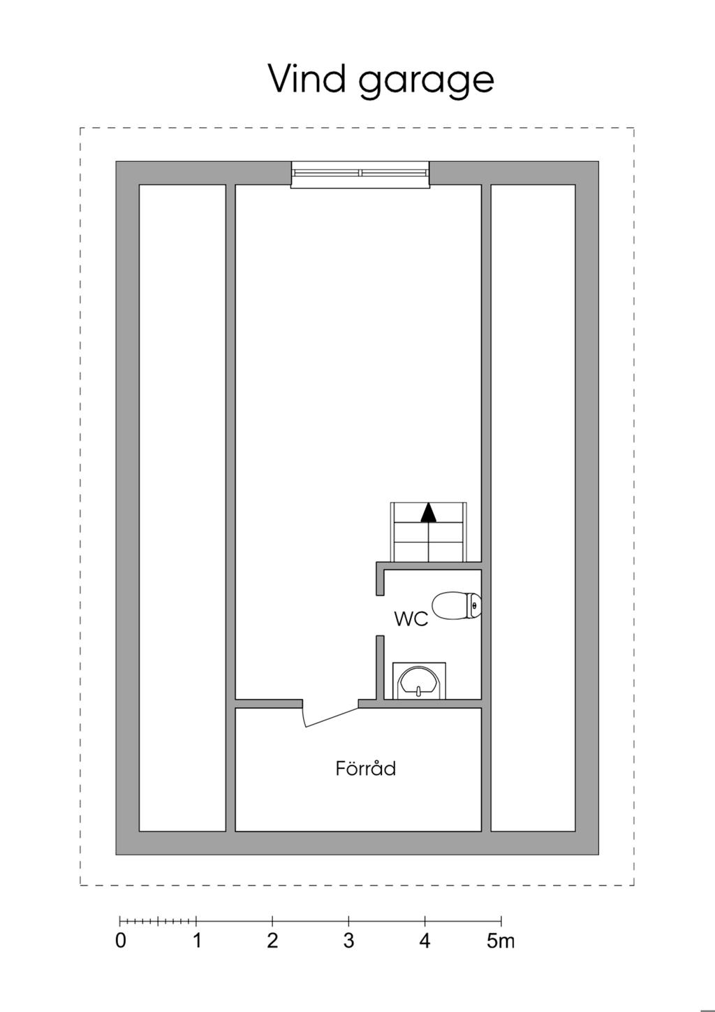 Garage - övre plan