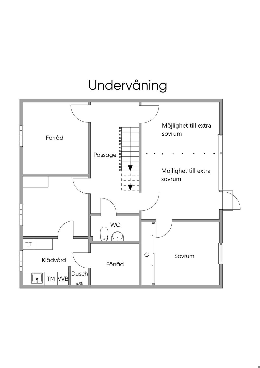 Exempel på planlösning