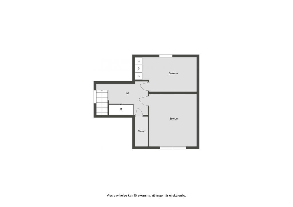 Planlösning övre plan