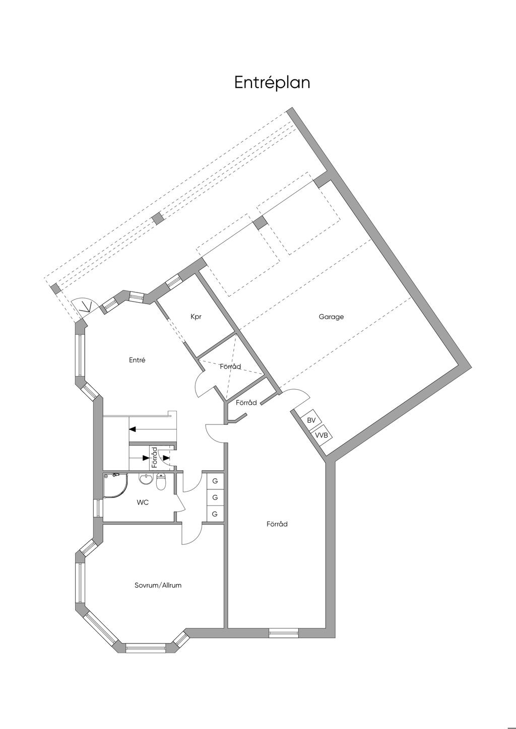 Planlösning entréplan
