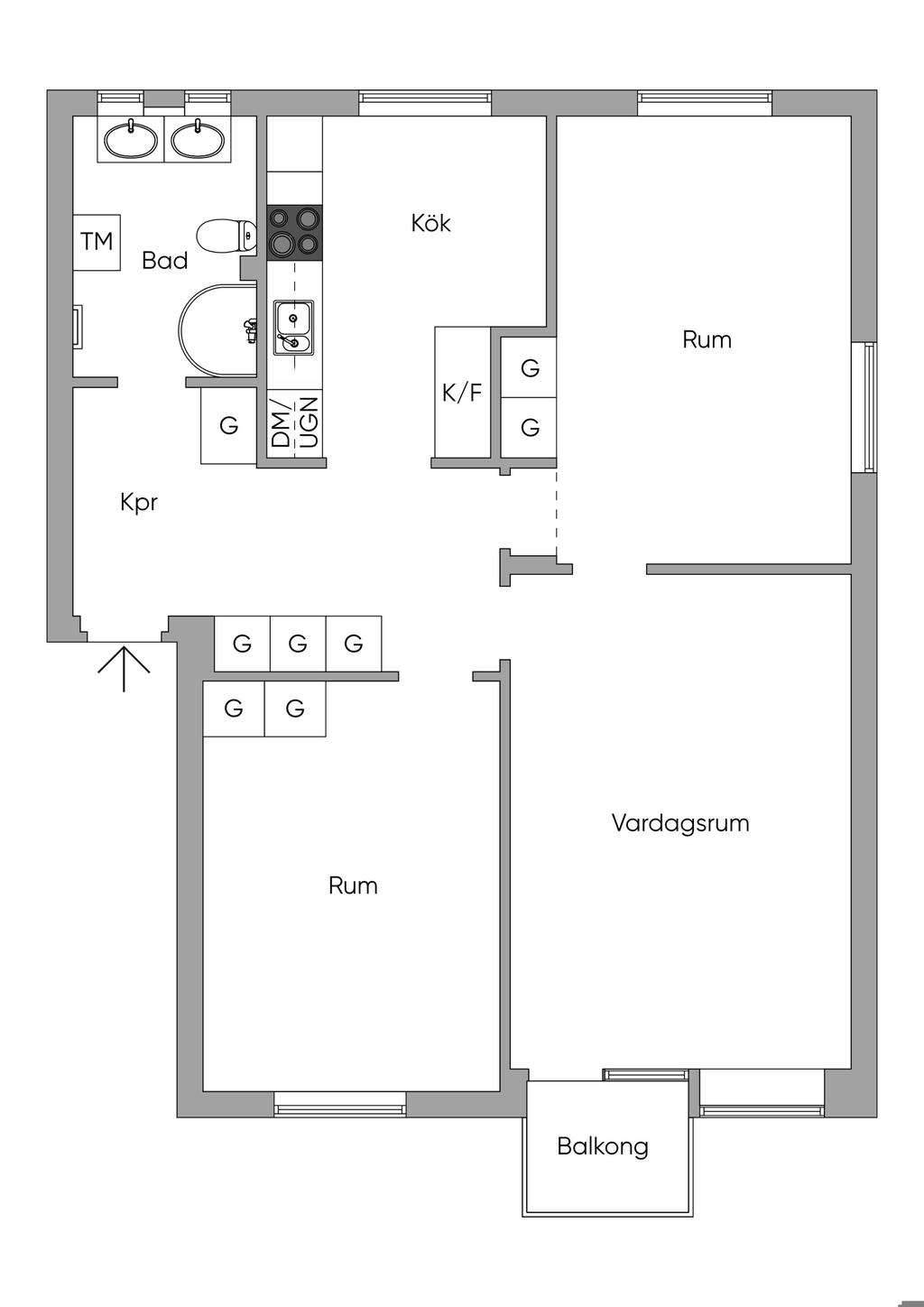 Planlösning 2D