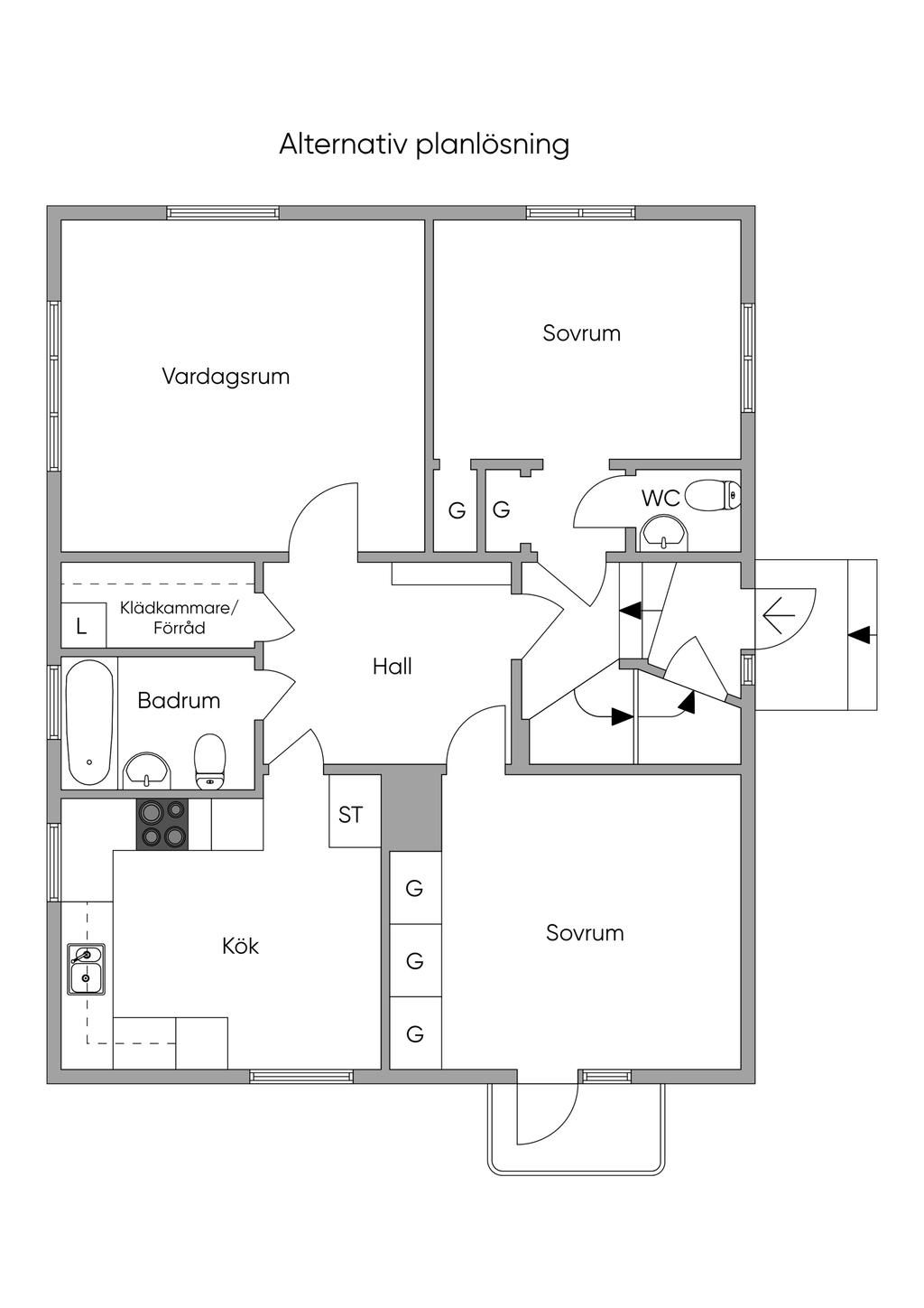 Övre plan