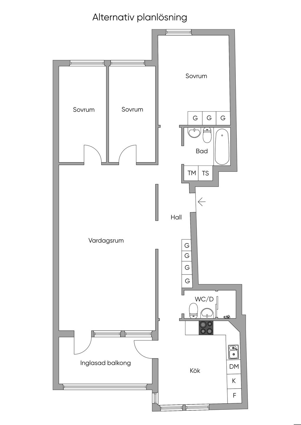 Alternativ Planskiss 2D