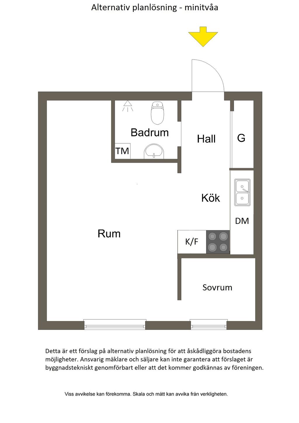 Alternativ planlösning