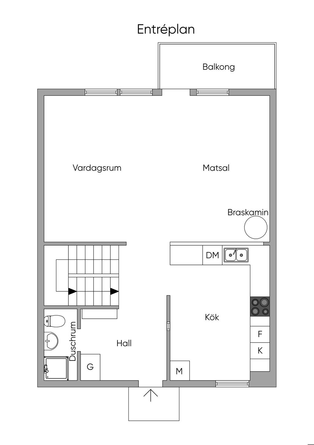 Planskiss, Entréplan 2D