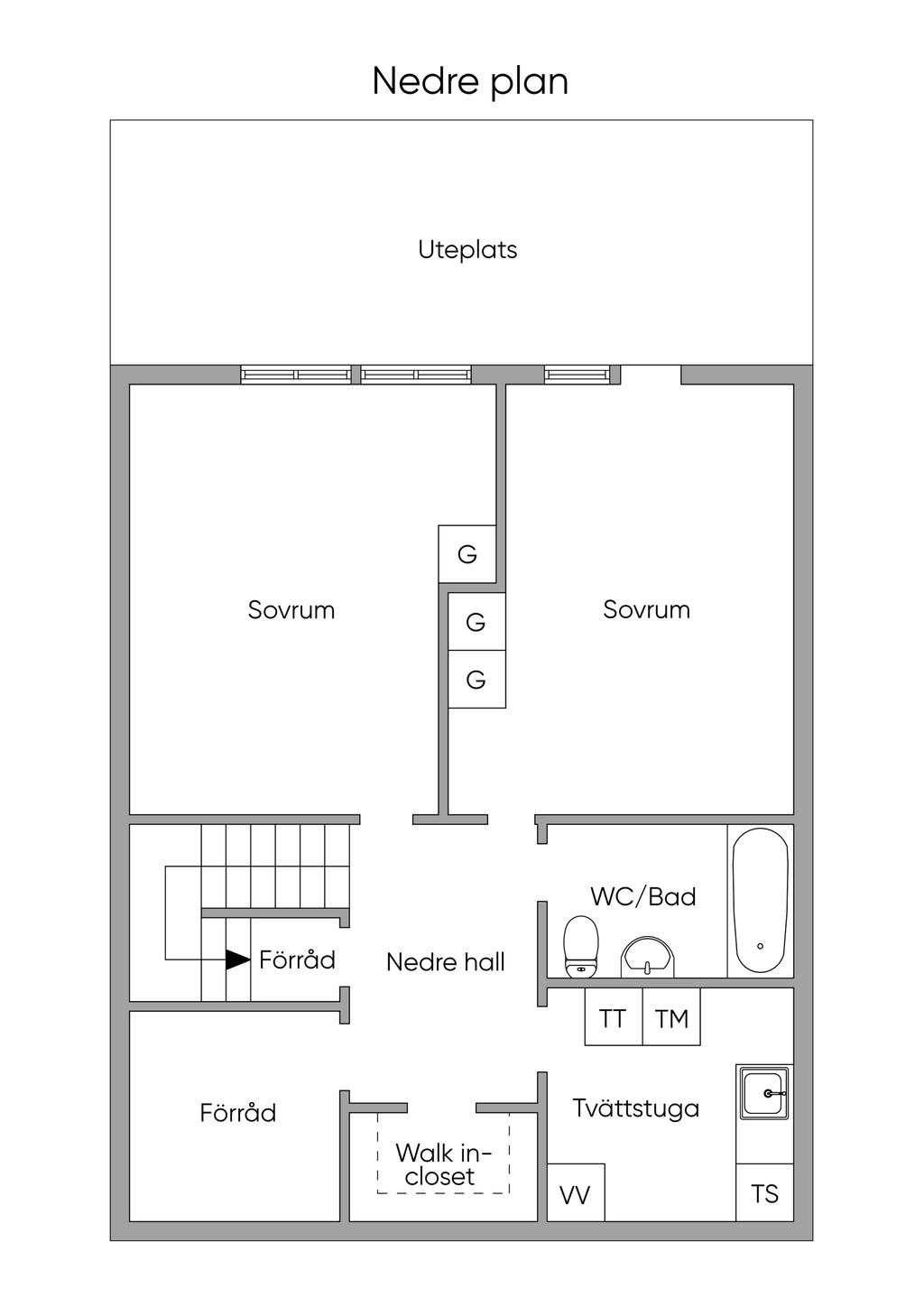 Planskiss, Nedre Plan 2D