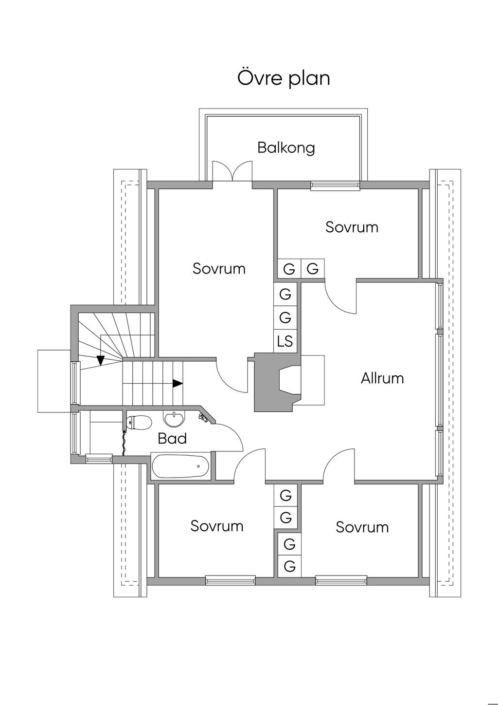 Övre plan