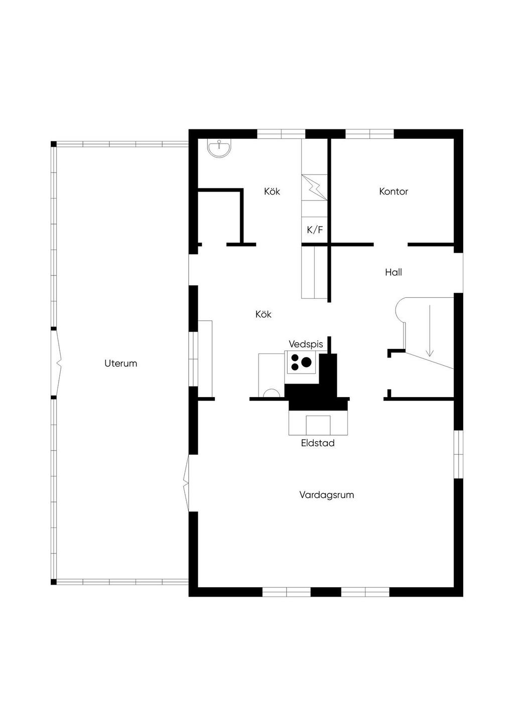 Planlösning Entréplan