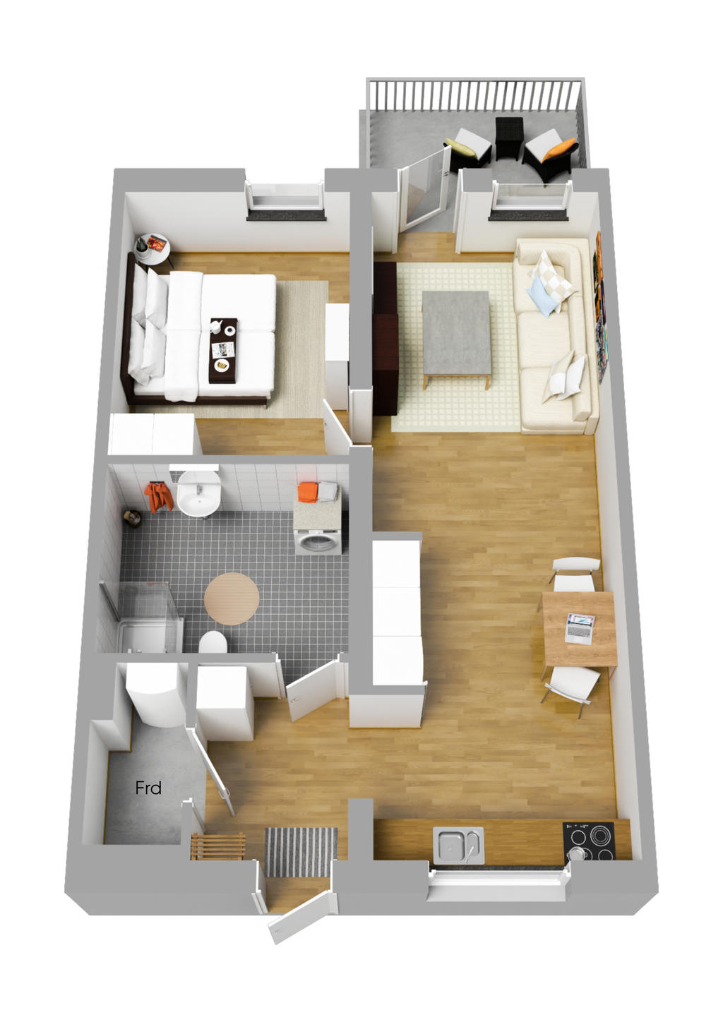 Planlösning 3D
