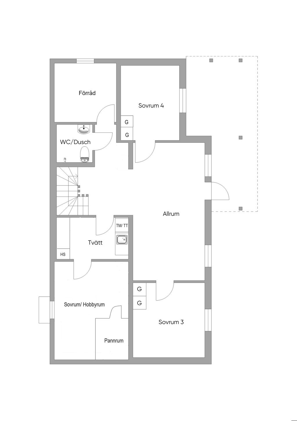 Souterrängplan