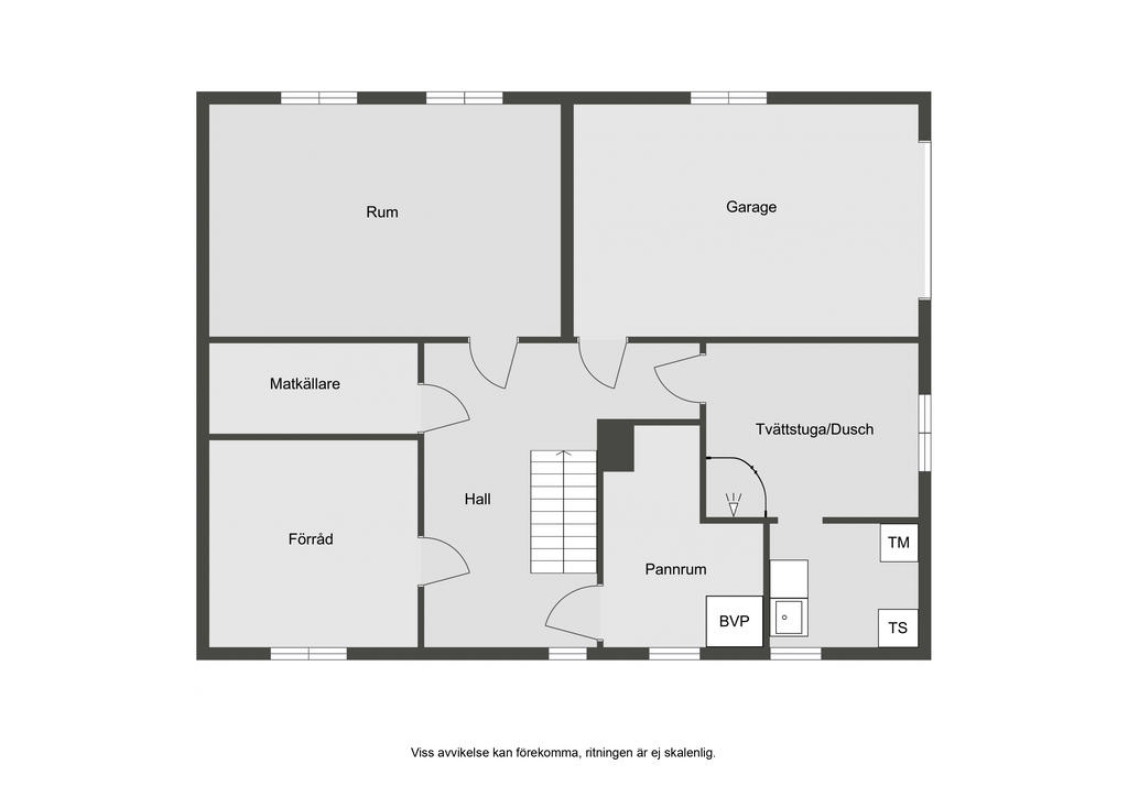 Planlösning källarplan