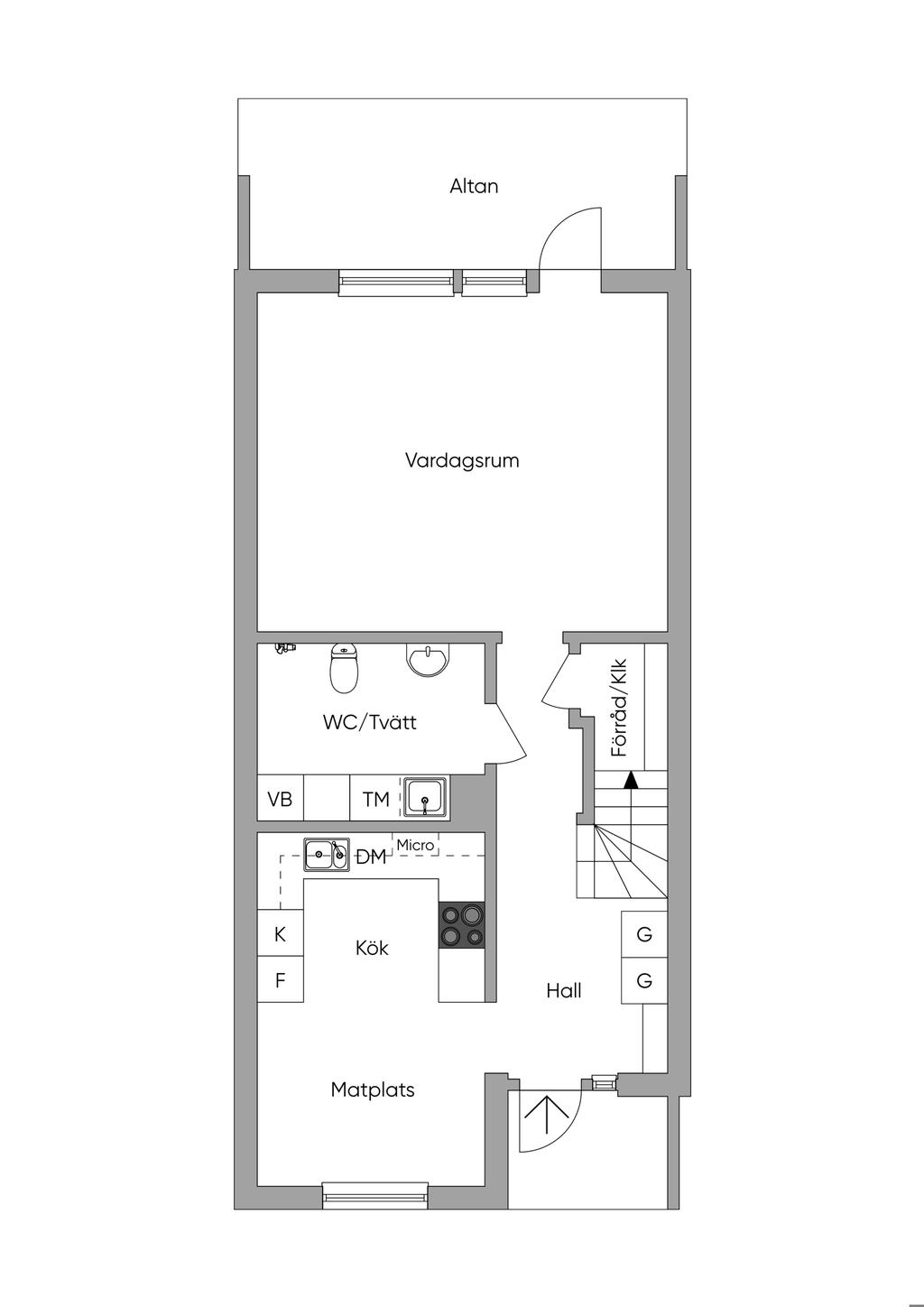 Planlösning entréplan
