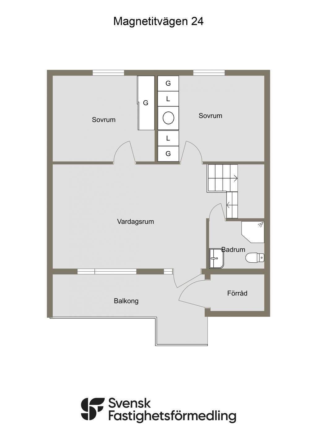 Planlösning övre plan