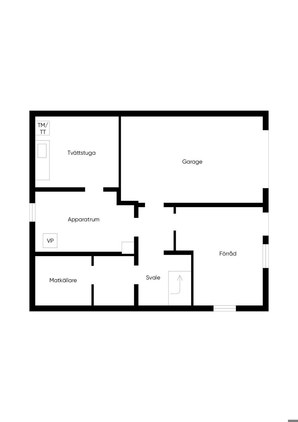Planritning Källarplan