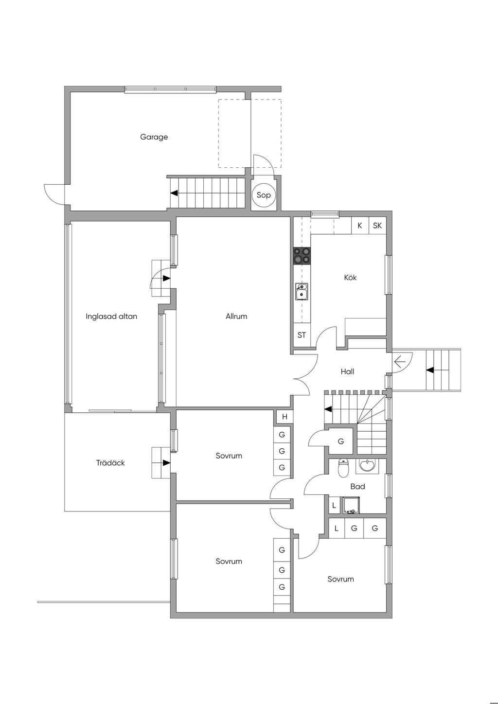 Planritning entré