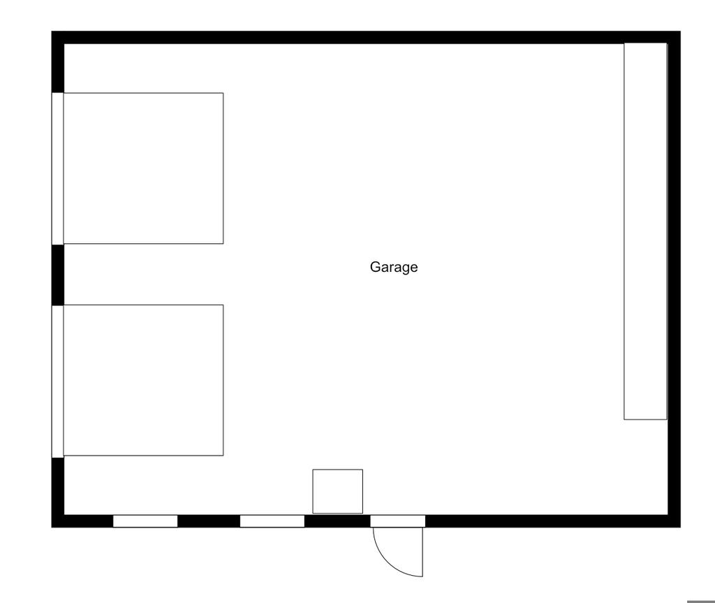 Planlösning garaget