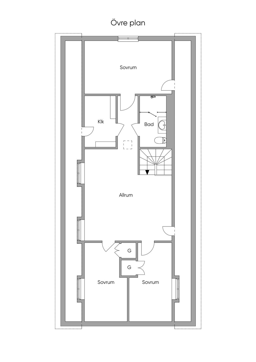 Övre plan 2D