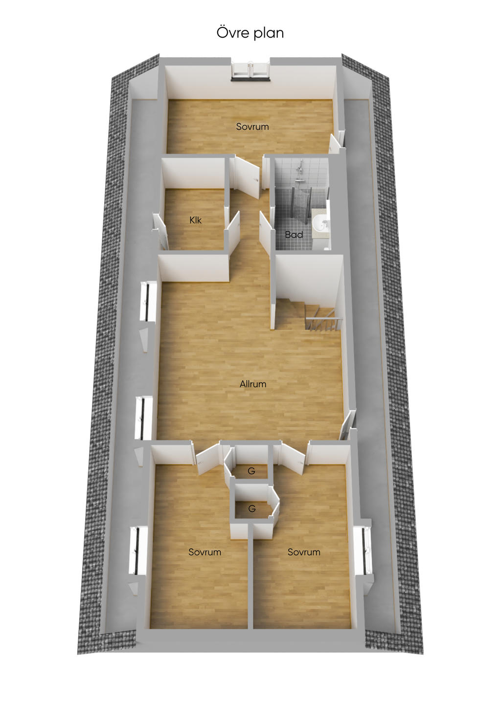 Övre plan 3D