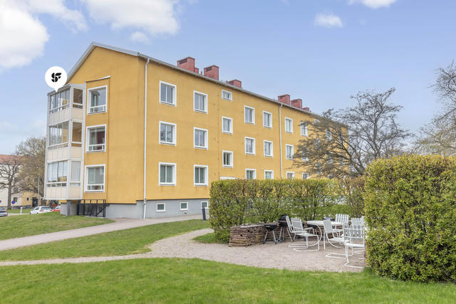 Gavellägenhet=ljus från tre håll
