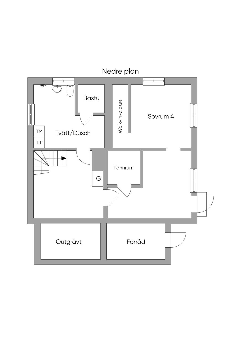 Nedre plan