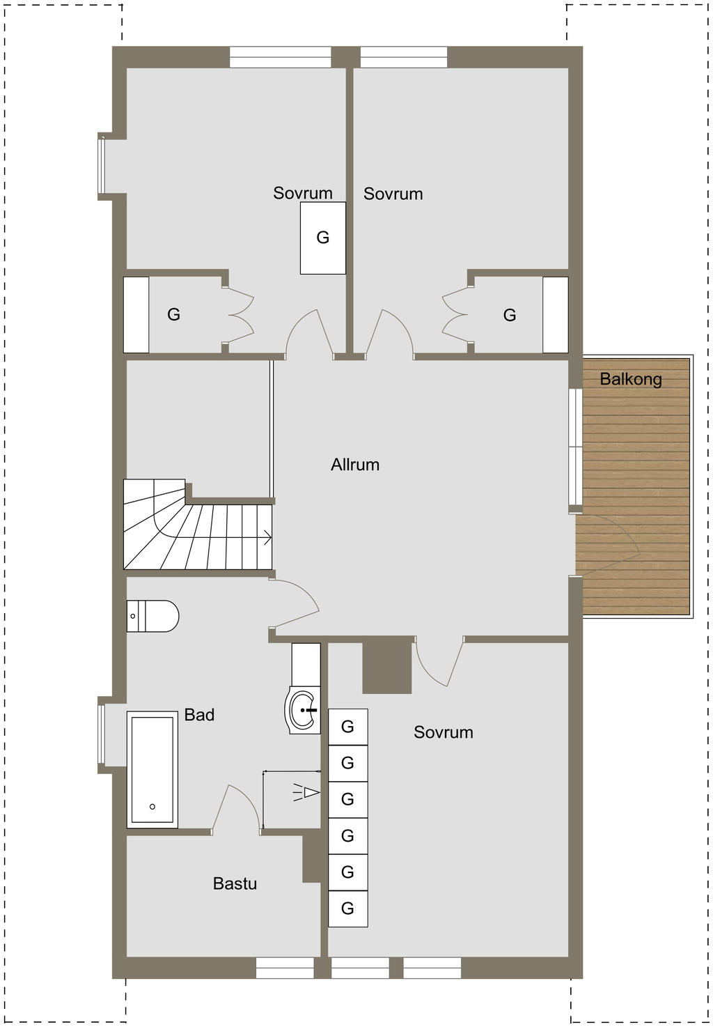 Övre plan