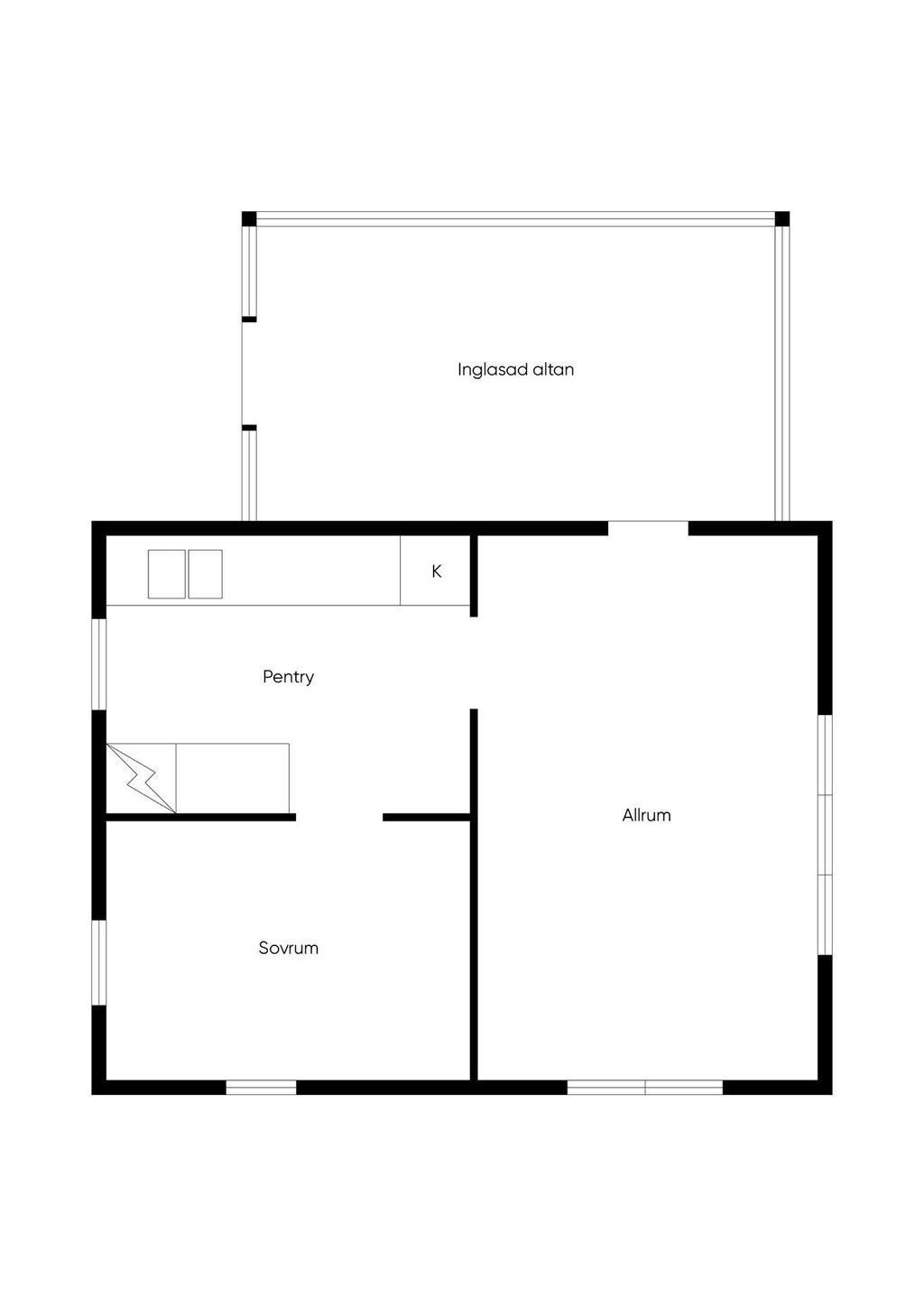 Planritning Ginbornsvägen 3