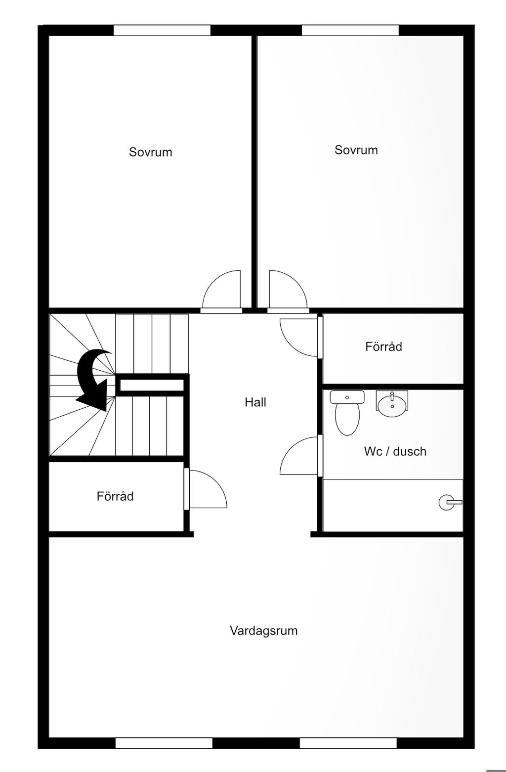 Övre plan