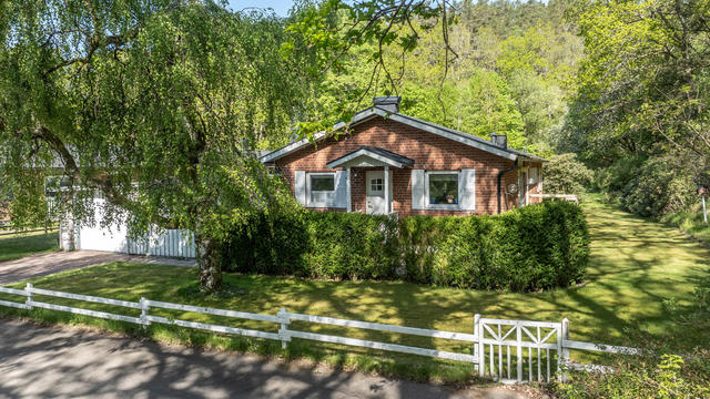 Vackert läge intill skogskanten