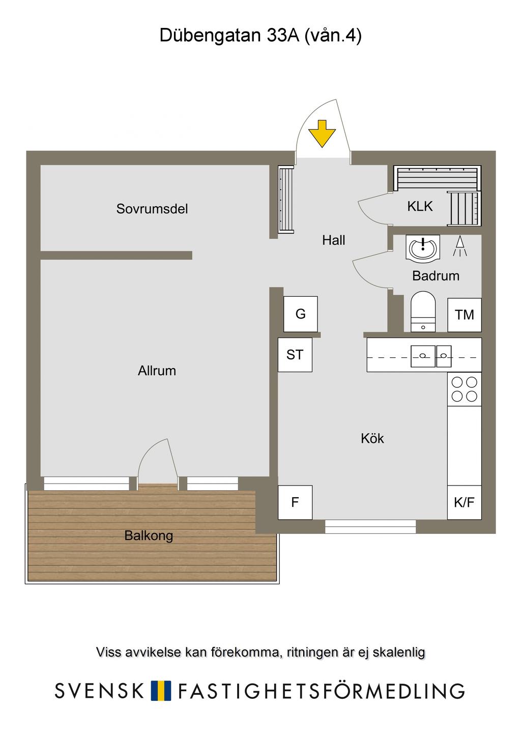 Dübengatan 33A (vån.4) 2D