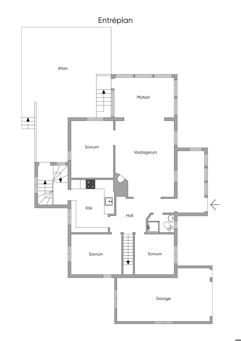 Planlösning Entréplan