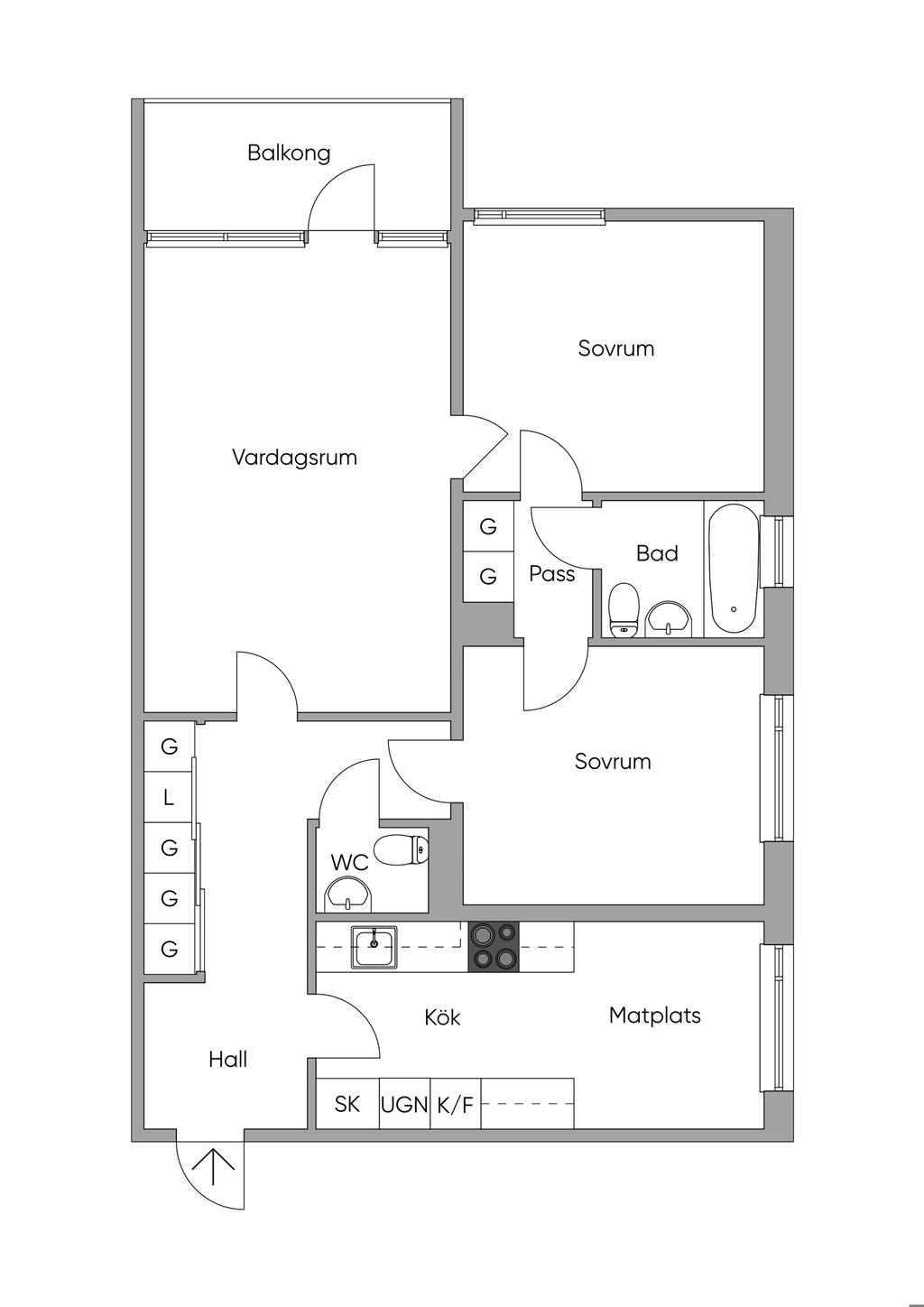Planlösning