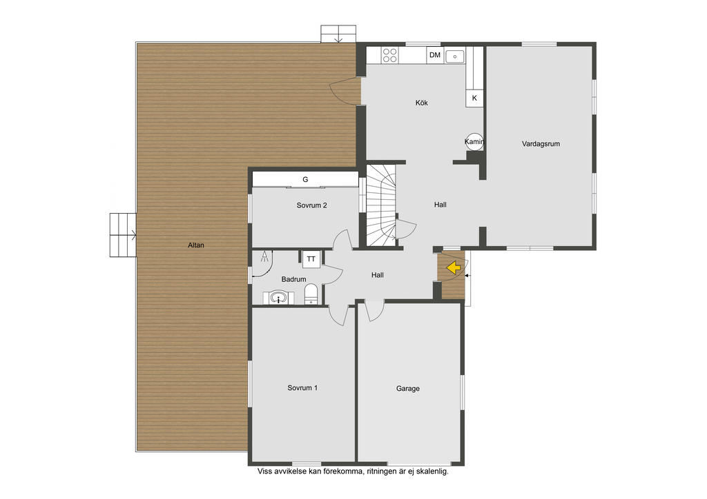 Planritning entréplan
