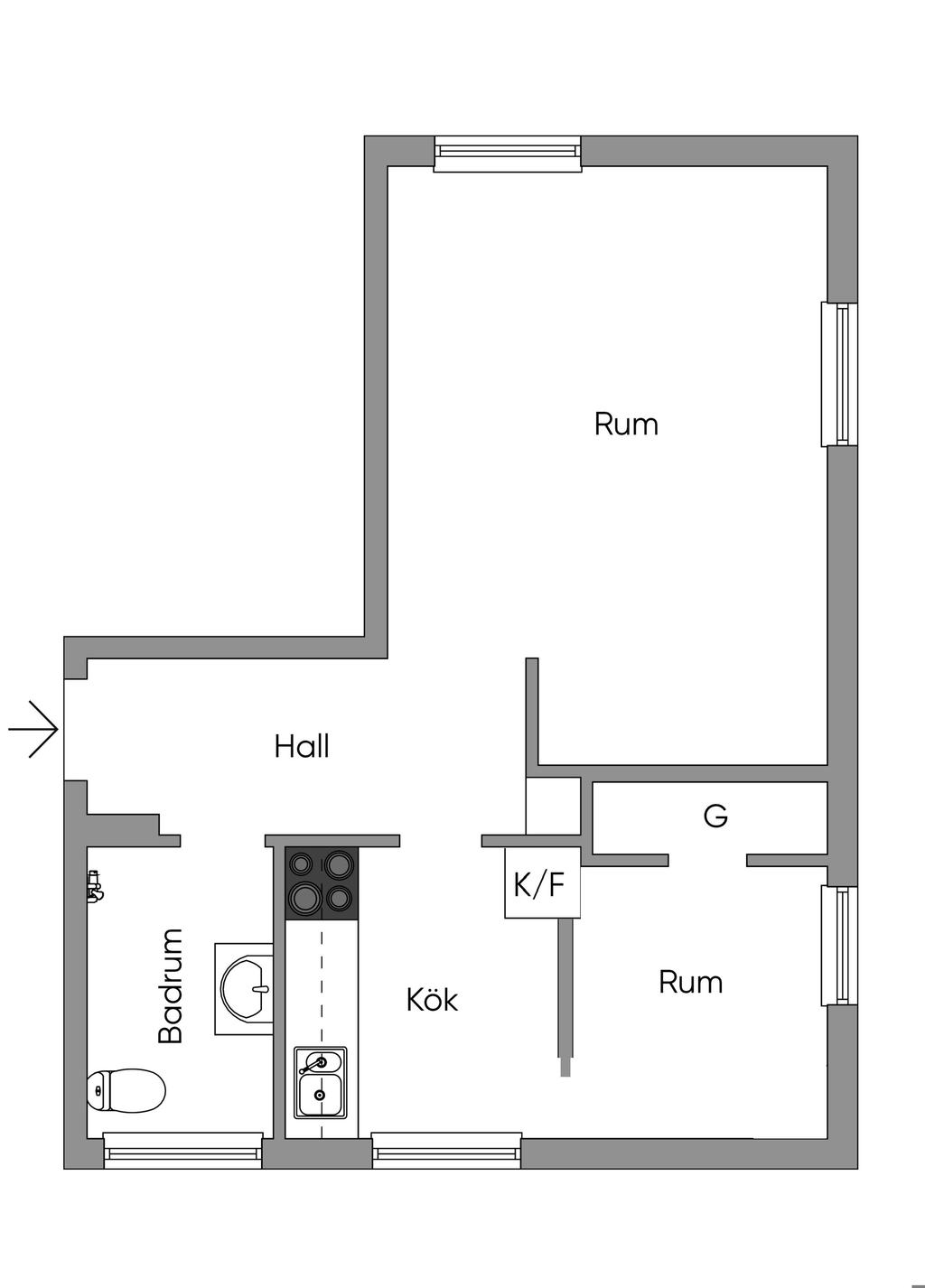 Alternativ planlösning