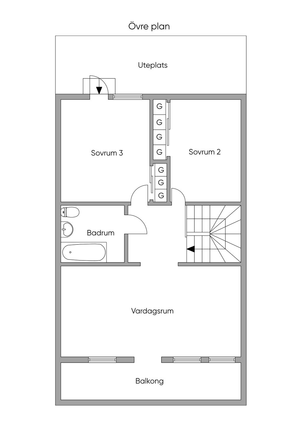 Övre plan