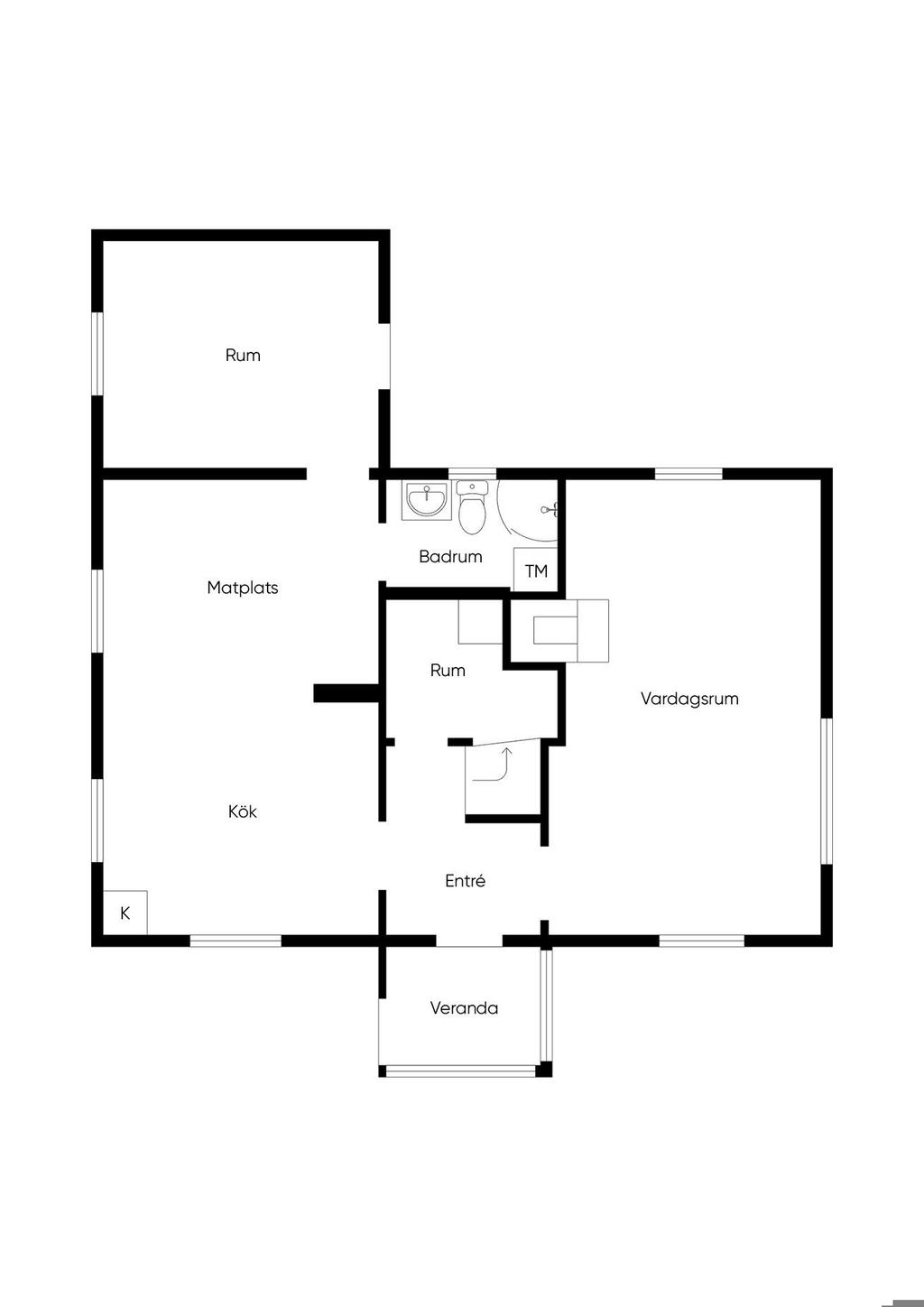 Planlösning - Entréplan