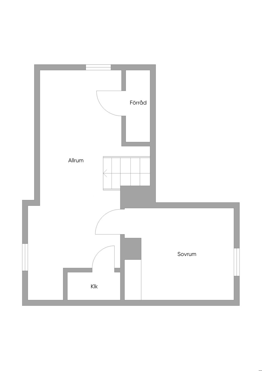 Planritning Övreplan 