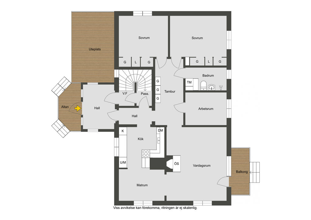 Lägenhet entréplan