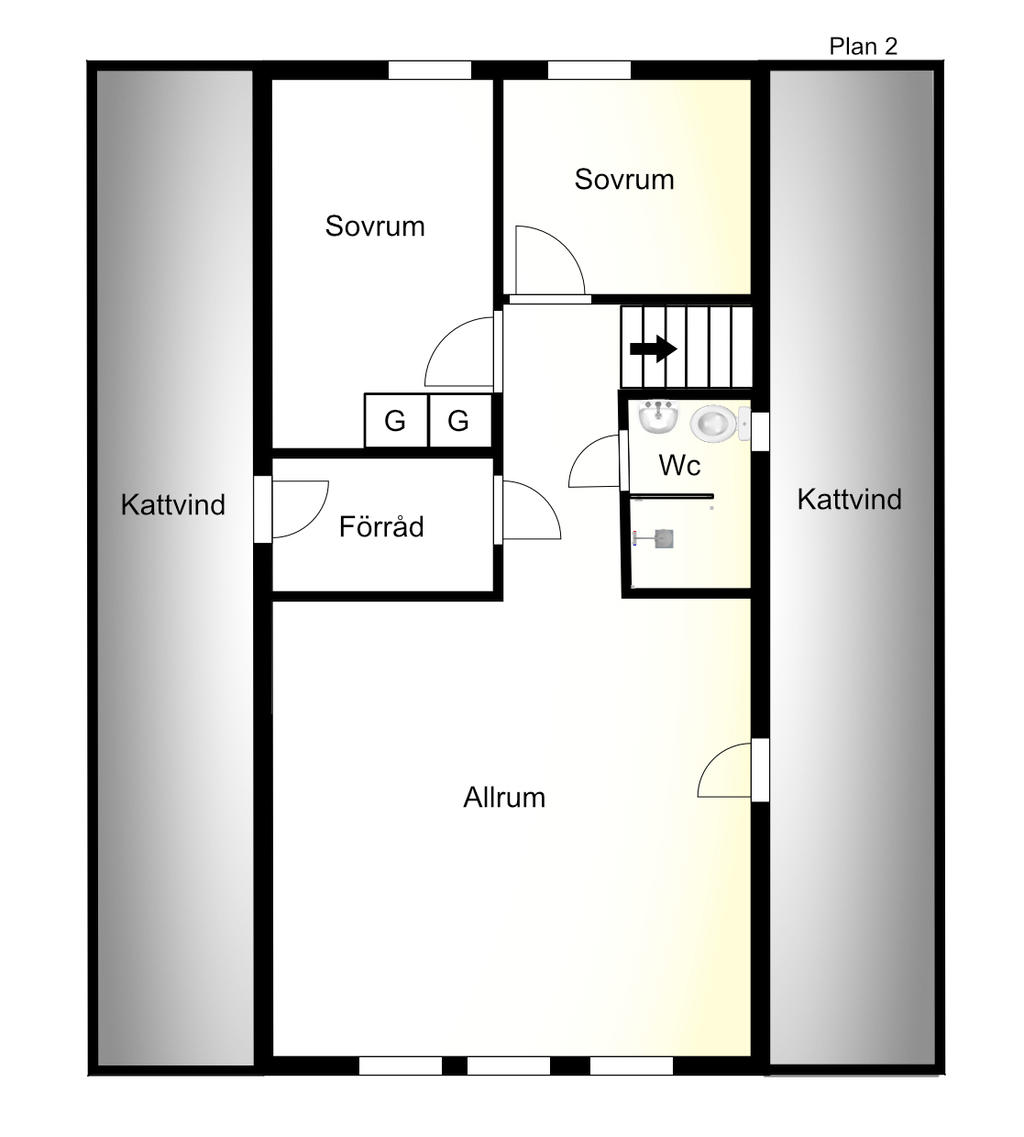 Övre plan