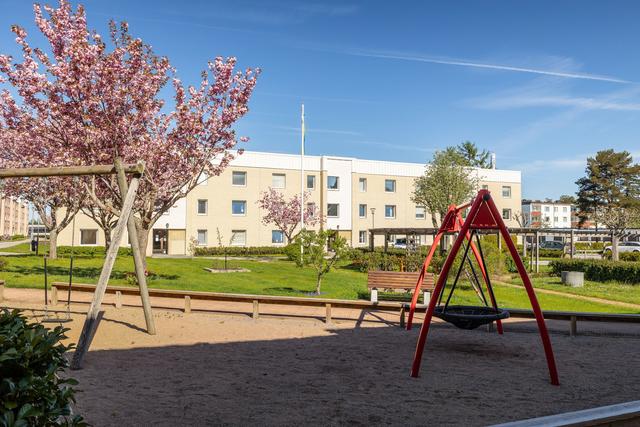 Lekplats på innergården