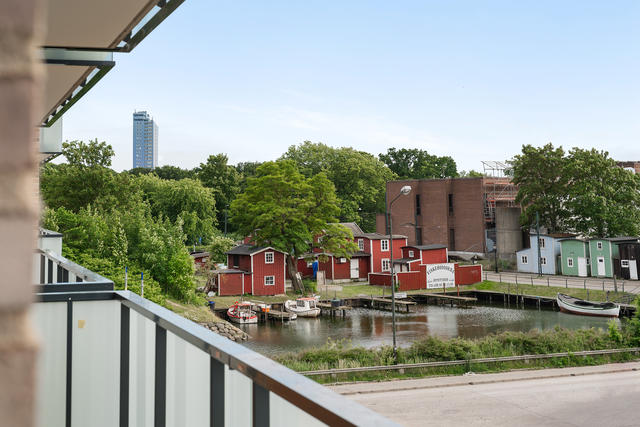 Utsikt från den stora balkongen i väst