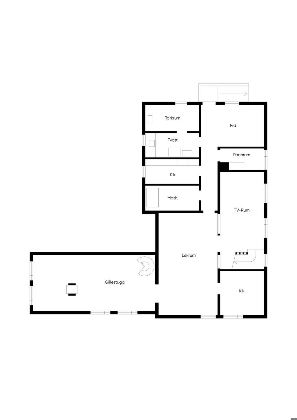 Planritning källarplan
