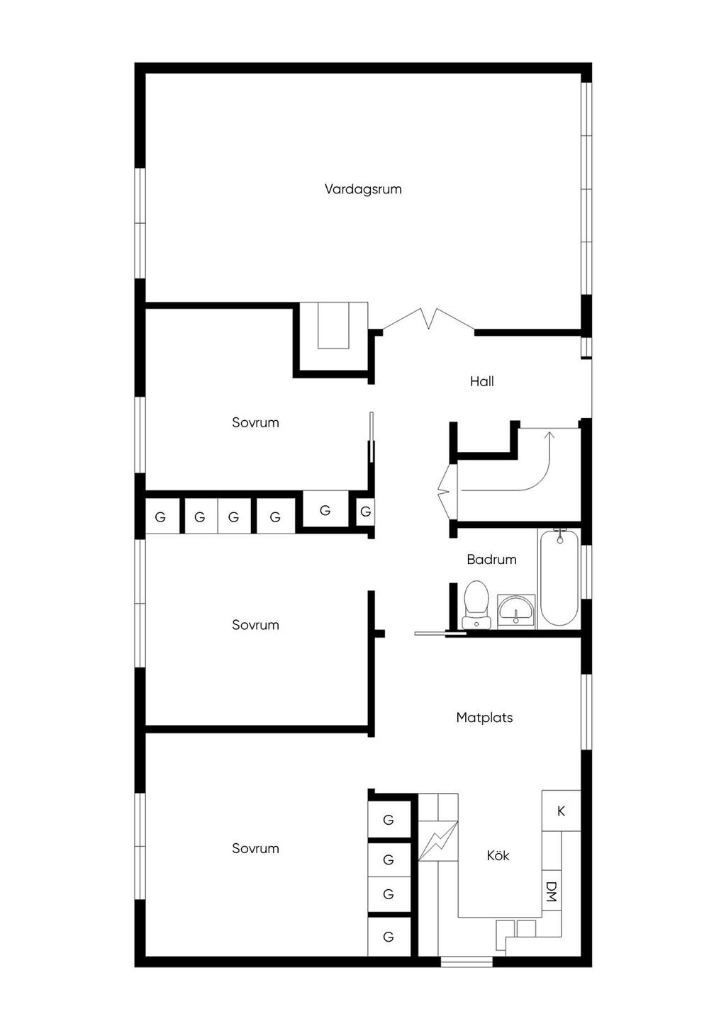 Planlösning - Entréplan