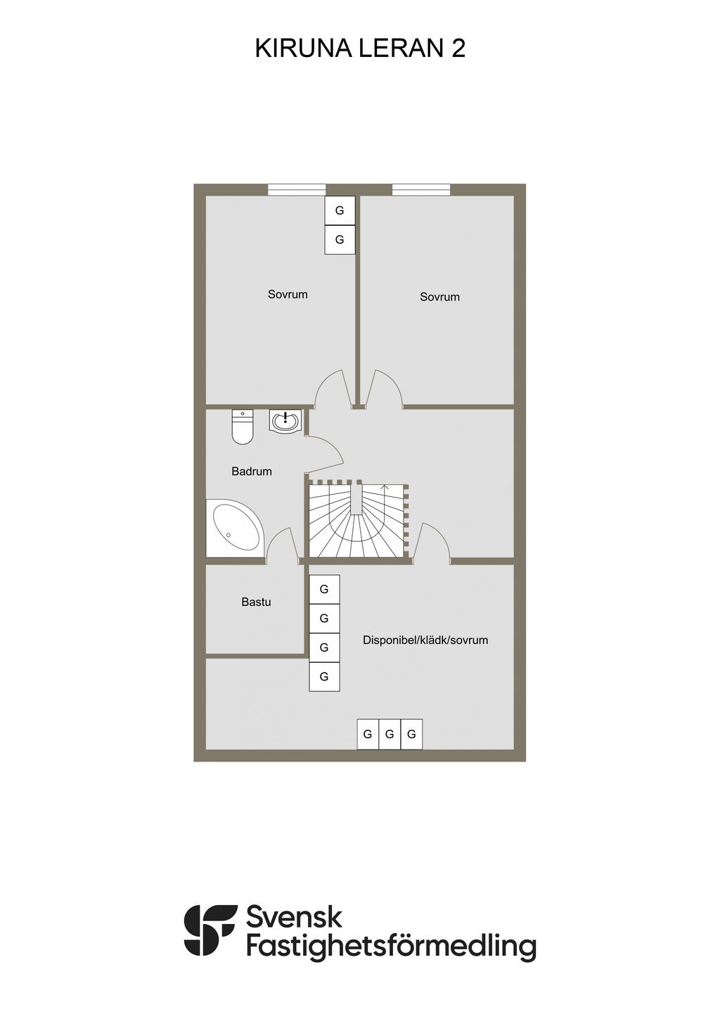 Planlösning övre plan